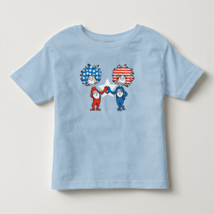 Camiseta De Bebé Dr. Seuss Cosa Una Cosa Dos Gráfico Patriótico