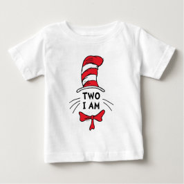 Camiseta De Bebé Dr. Seuss | Gato en el Gorra - Dos Cumpleaños