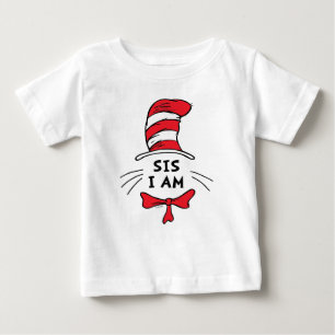 Camiseta De Bebé Dr. Seuss Gato en el Gorra - Sis I am