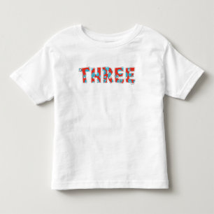 Camiseta De Bebé Dr. Seuss Gato en el Sombrero Tercer Cumpleaños