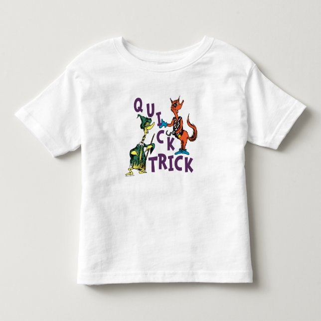Camiseta De Bebé Dr. Seuss | Gráfica de Halloween de truco rápido (Anverso)