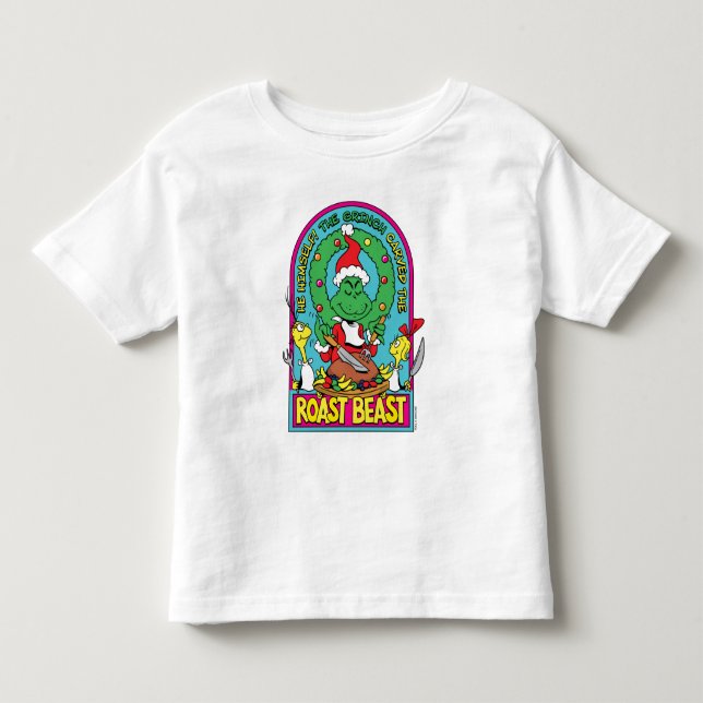 Camiseta De Bebé Dr. Seuss | Gráfico de la bestia asada (Anverso)