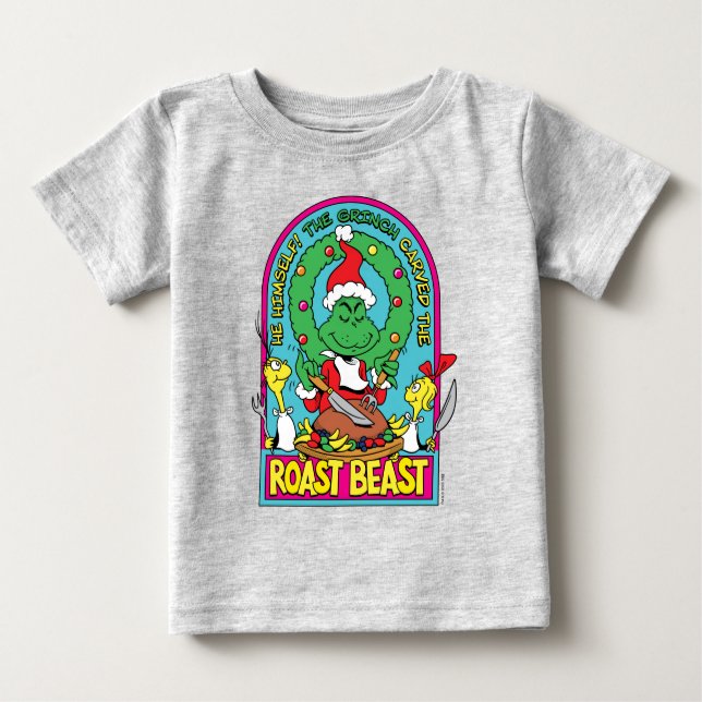 Camiseta De Bebé Dr. Seuss | Gráfico de la bestia asada (Anverso)