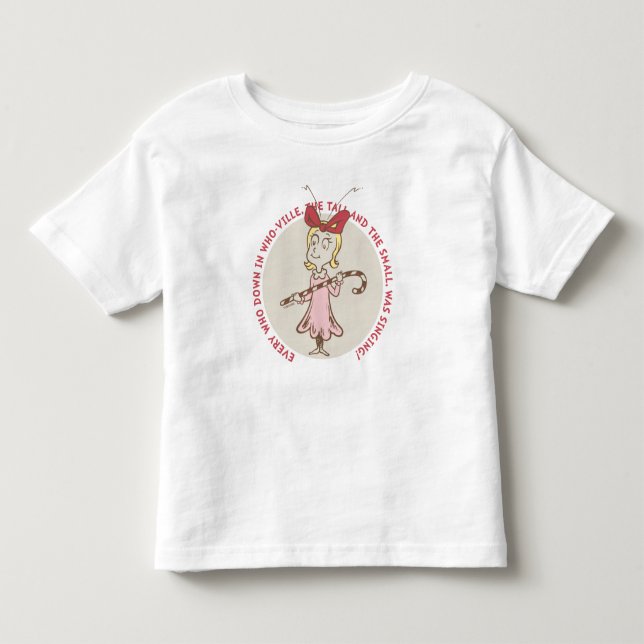 Camiseta De Bebé Dr. Seuss | Grinch | Cindy-Lou Who - Cute Cuot (Anverso)