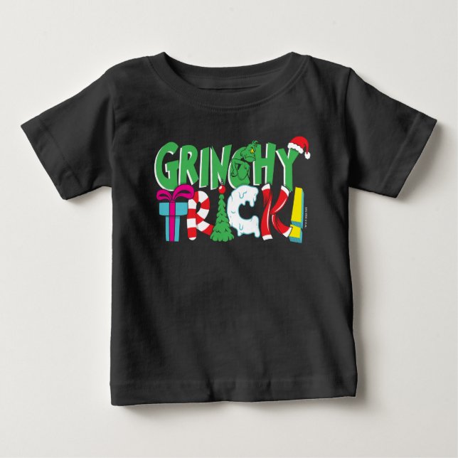 Camiseta De Bebé Dr. Seuss | Grinchy Trick (Anverso)