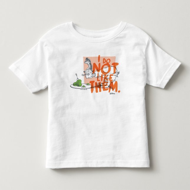 Camiseta De Bebé Dr. Seuss Guy-Am-I "No Me Gustan" (Anverso)