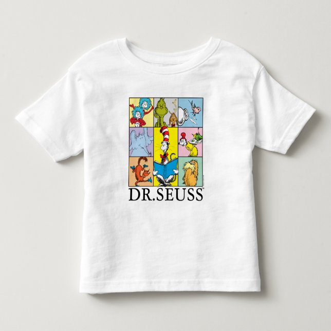 Camiseta De Bebé Dr. Seuss | Historietas Gráficas (Anverso)