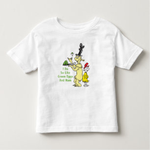 Camiseta De Bebé Dr. Seuss   Huevos verdes y jamón   Amigo y Sam-I-