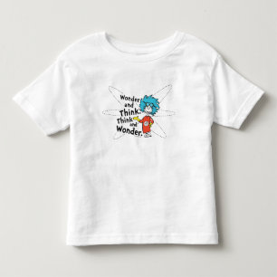 Camiseta De Bebé Dr. Seuss   Maravilla y piensa. Piensa y maravilla