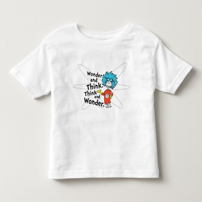 Camiseta De Bebé Dr. Seuss | Maravilla y piensa. Piensa y maravilla (Anverso)