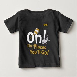 Camiseta De Bebé Dr. Seuss ¡Oh, los lugares que irás! Retro