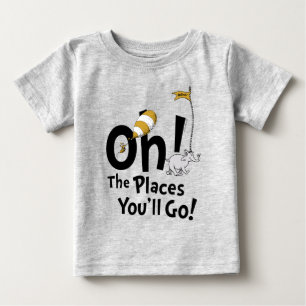 Camiseta De Bebé Dr. Seuss   Oh, The Places You'll Go! Retro