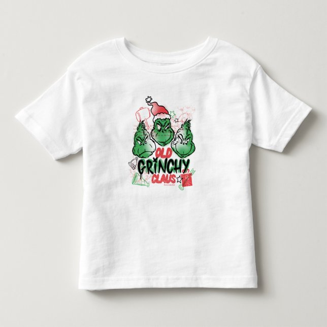 Camiseta De Bebé Dr. Seuss | Old Grinch Claus (Anverso)