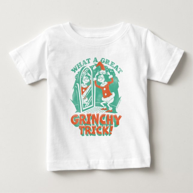 Camiseta De Bebé Dr. Seuss | ¡Qué gran truco negro! (Anverso)
