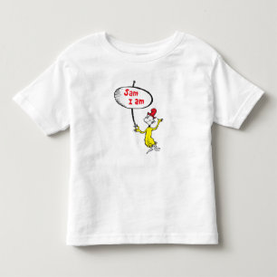 Camiseta De Bebé Dr. Seuss   Sam-I-Am sosteniendo cartel