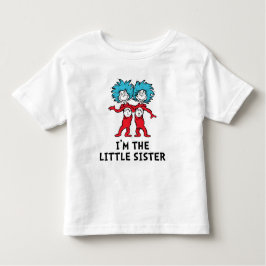 Camiseta De Bebé Dr. Seuss Thing One Thing Two | Gemelas | Hermana