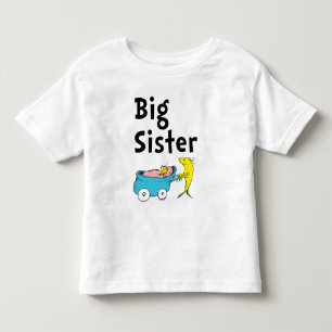 Camiseta De Bebé Dr. Seuss   Un pez dos peces   Hermana mayor