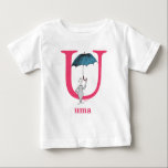 Camiseta De Bebé Dr. Seuss's ABC: Letter U - Pink | Add Your Name<br><div class="desc">This Dr. Seuss ABC: Letter U design is the perfect gift for a baby shower or your child's first or second birthday.  Personalize this design by adding your child's name or by changing the background color on the product.</div>