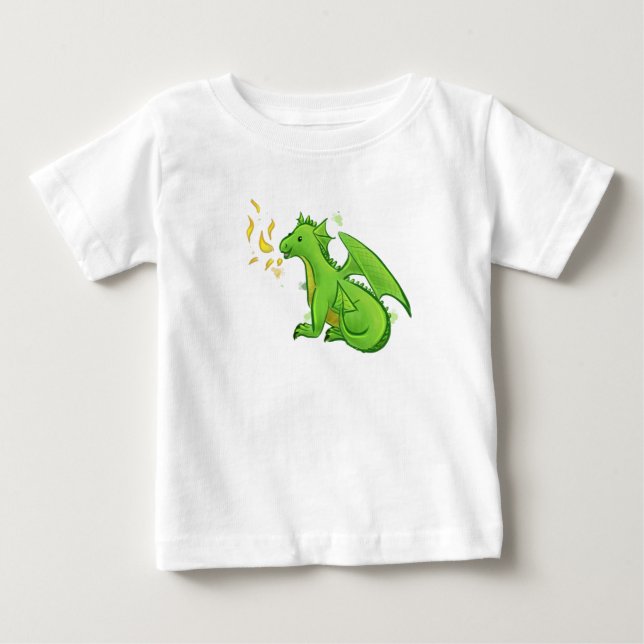 Camiseta De Bebé Dragón (Anverso)