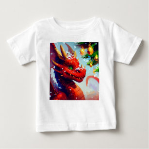 Camiseta De Bebé Dragón 2 de los navidades