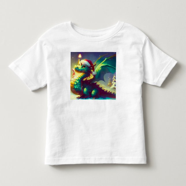 Camiseta De Bebé Dragón 3 de los navidades (Anverso)