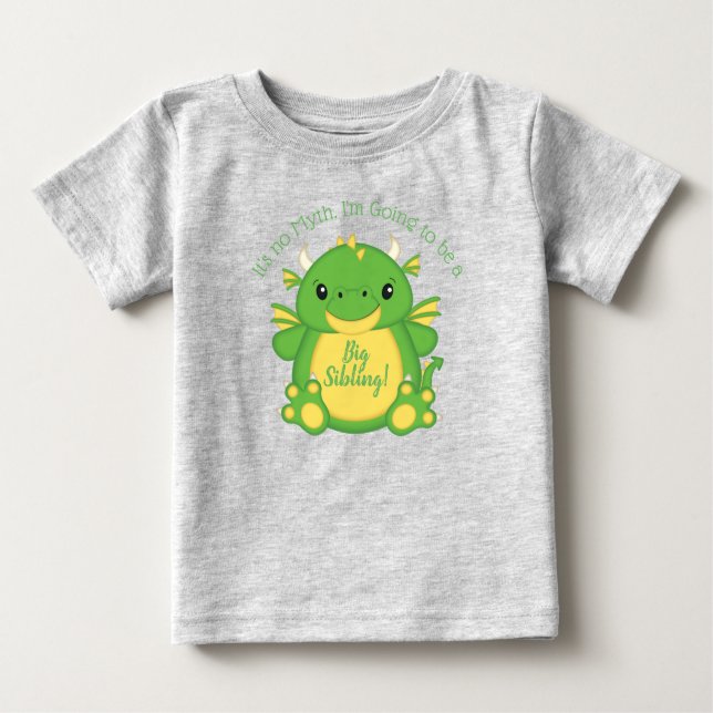 Camiseta De Bebé Dragon Baby Shower (Anverso)
