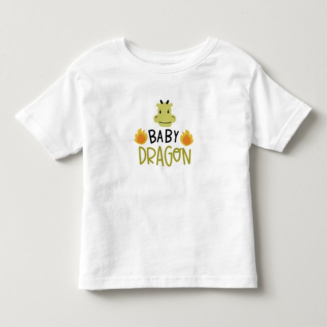 Camiseta De Bebé Dragón bebé (Anverso)