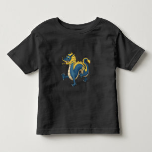 Camiseta De Bebé Dragón chino zoológico negro