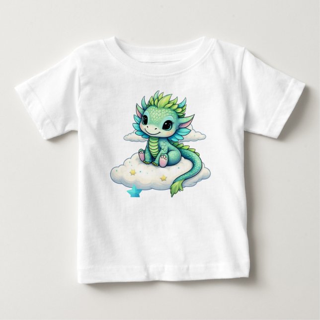 Camiseta De Bebé Dragón cutáneo (Anverso)