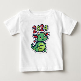Camiseta De Bebé Dragón Cute 2024