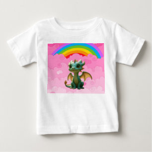 Camiseta De Bebé Dragón de Cute