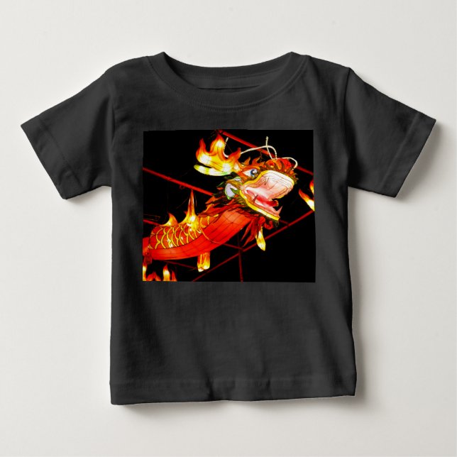 Camiseta De Bebé Dragón de fuego Zhulong (Anverso)