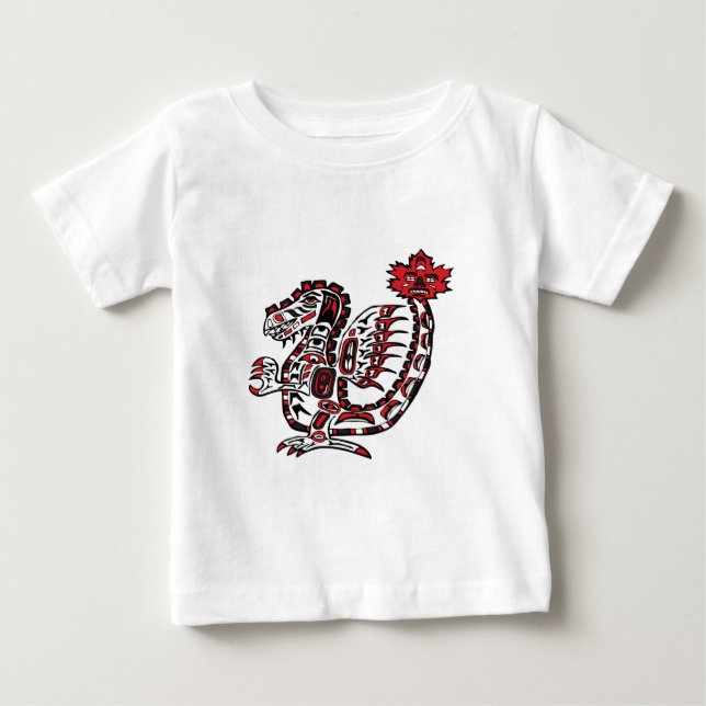 Camiseta De Bebé Dragón de la costa oeste (Anverso)