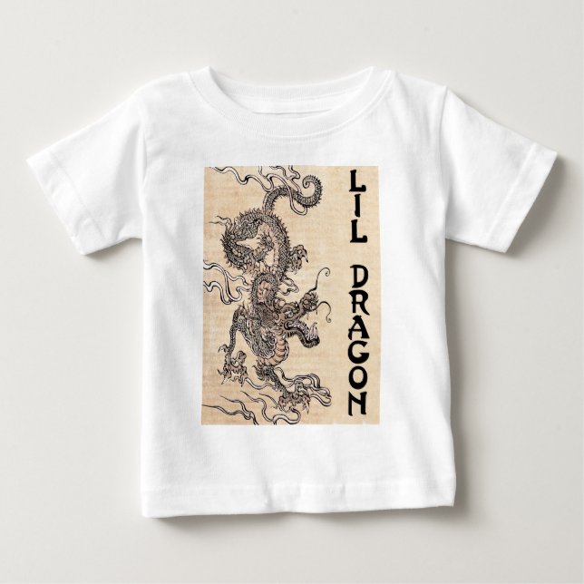 Camiseta De Bebé Dragón de Lil (Anverso)