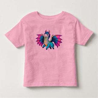 Camiseta De Bebé dragón de llama tierno