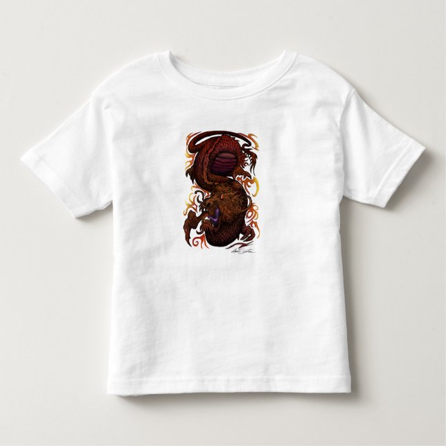 Camiseta De Bebé Dragón (Diseño de firma) (Anverso)