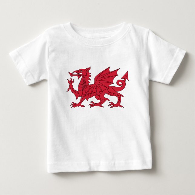 Camiseta De Bebé Dragón Galés (Anverso)
