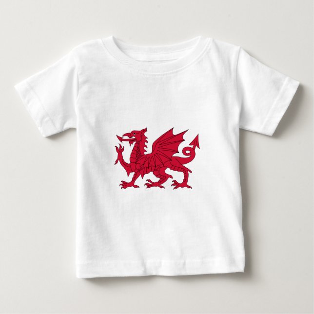Camiseta De Bebé Dragón galés (Anverso)