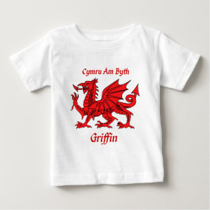 Camiseta De Bebé Dragón Galés del grifo