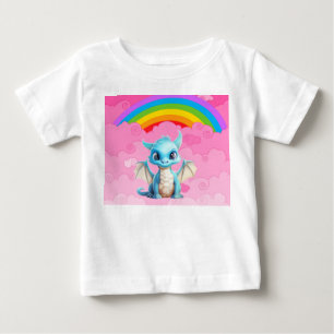 Camiseta De Bebé Dragón Lindo