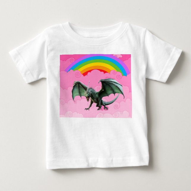 Camiseta De Bebé Dragón Lindo (Anverso)