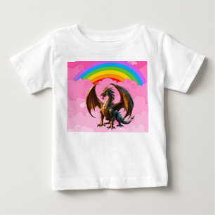 Camiseta De Bebé Dragón Lindo