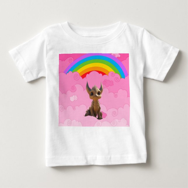 Camiseta De Bebé Dragón Lindo (Anverso)