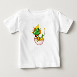 Camiseta De Bebé Dragón lindo del bebé de la fantasía