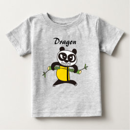 Camiseta De Bebé Dragon Panda