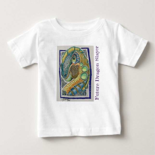 Camiseta De Bebé Dragon Slayer Baby Romper (Anverso)