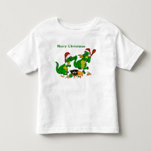Camiseta De Bebé Dragones - ¡Feliz Navidad! - hoy cocinaré