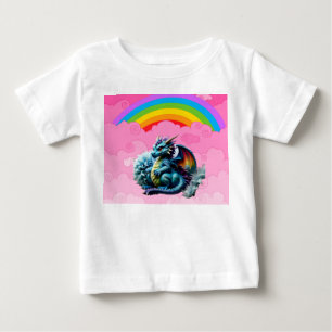Camiseta De Bebé Dragones Lindos