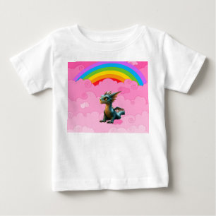 Camiseta De Bebé Dragones Lindos