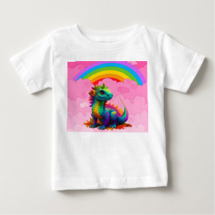 Camiseta De Bebé Dragones Lindos